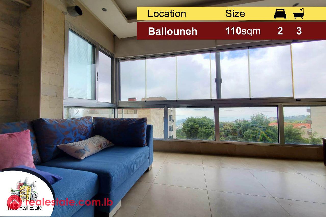 Ballouneh 110m2 | Perfect Condition | Calm Area | Killer View | Catch