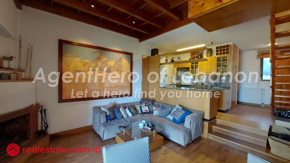 Furnished Chalet in Kfardebian With Balcony