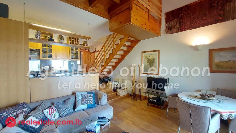 Furnished Chalet in Kfardebian With Balcony