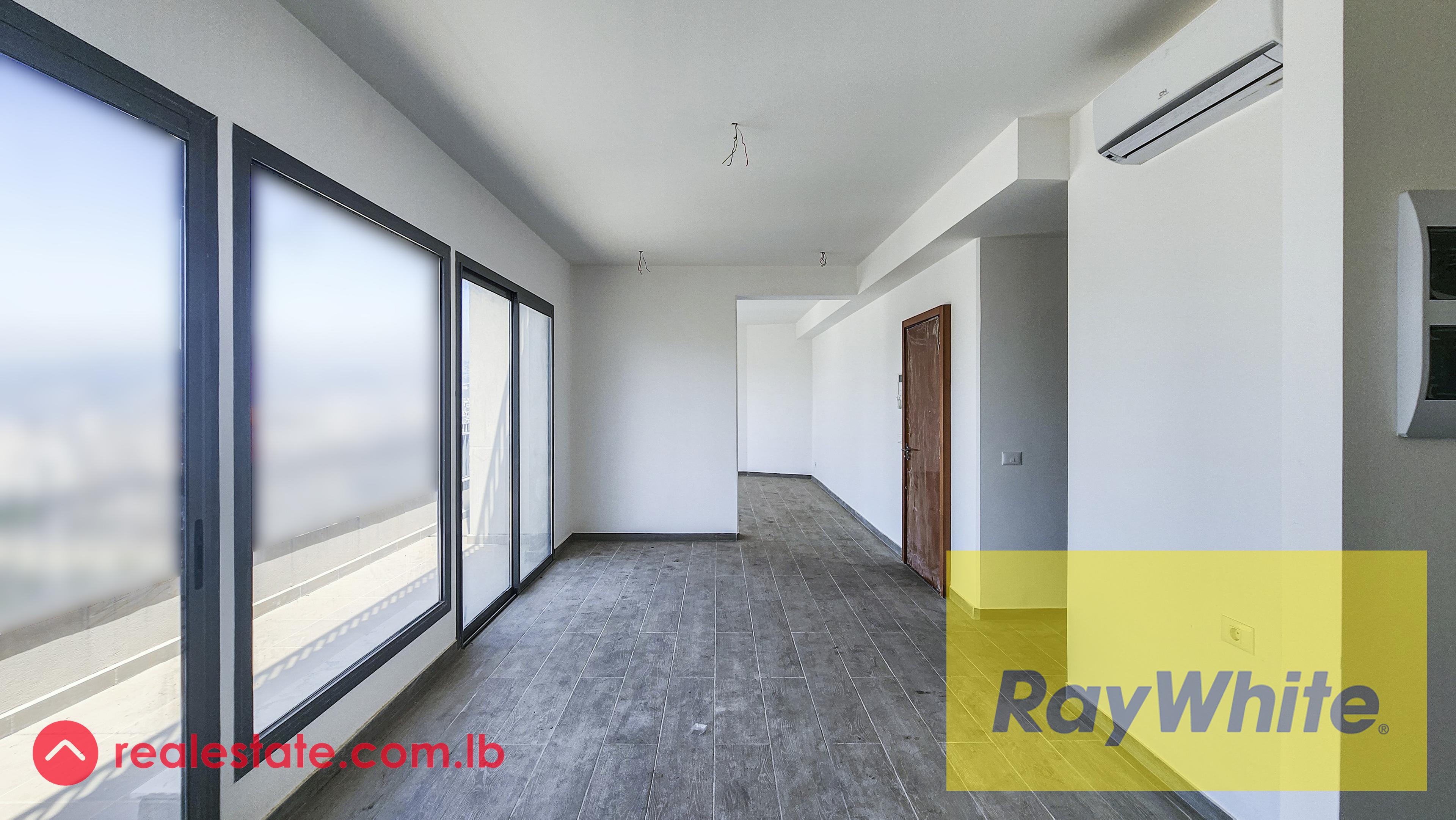 Two Master Bedrooms Apartment for Rent, in Achrafieh with an open sea view.